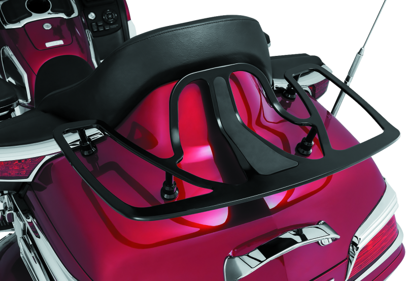 Kuryakyn Luggage Rack 01-17 Honda GL1800 Except F6B Models - Gloss Black
