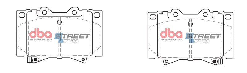 DBA 98-07 Lexus LX470 Front Street Series Brake Pads