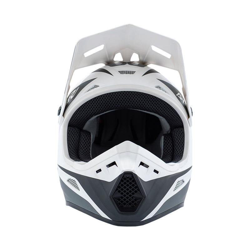 Answer 26 AR1 Mototown Helmet Glossy White/Grey/Black - 2XL