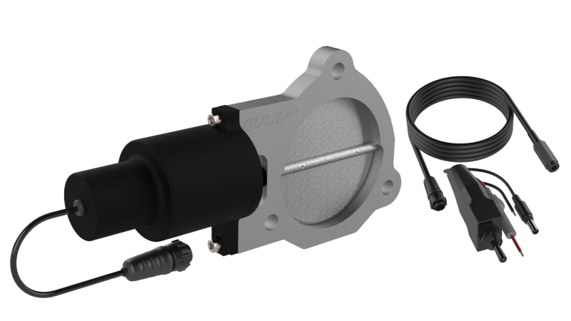 QTP 3.5in Bolt-On QTEC Electric Cutout Valve - Single