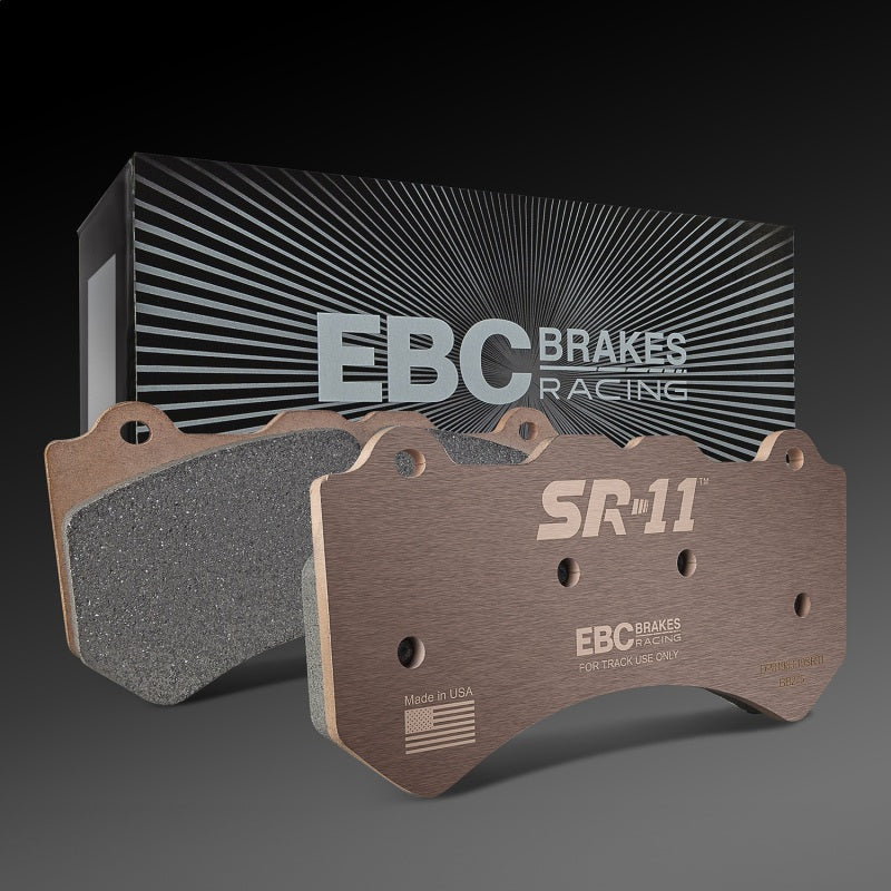 EBC Racing 06-13 Chevrolet Corvette Z06 (C6 w/Multi-Pad System) SR-11 Sintered Race Rear Brake Pads