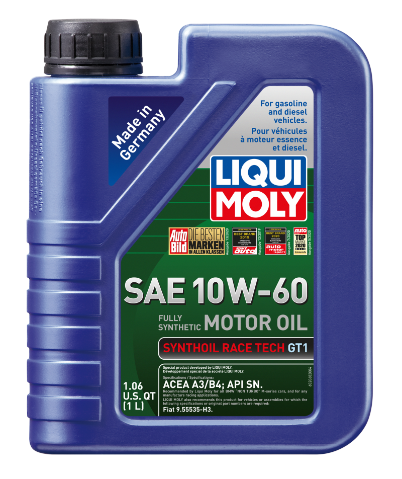 LIQUI MOLY 1L Synthoil Race Tech GT1 Motor Oil SAE 10W60