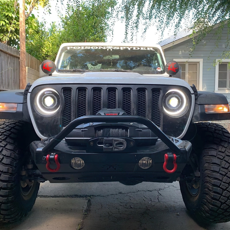 Oracle Jeep JL/Gladiator JT Oculus Bi-LED Projector Headlights - Amber/White Switchback SEE WARRANTY