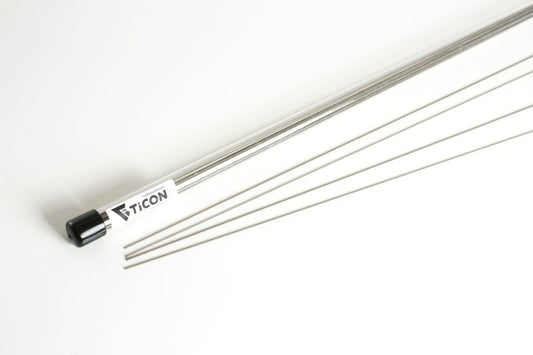 Ticon Industries 39in Length 1/4lb 1.5mm/.059in Filler Diameter CP1 Titanium Filler Rod