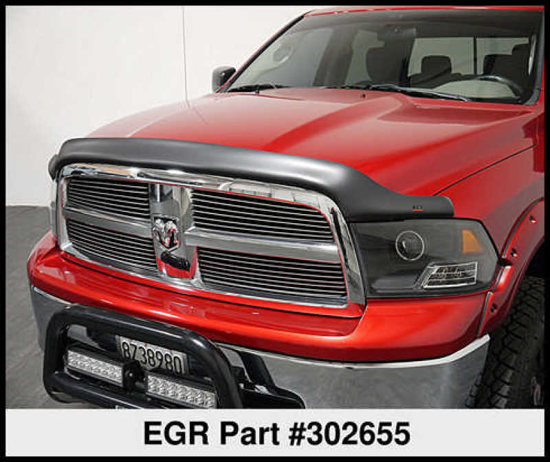 EGR 09-13 Dodge Ram Pickup Superguard Hood Shield - Matte (302655)