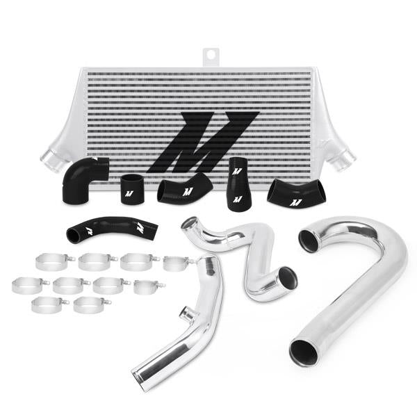 Mishimoto 2015 Ford Mustang EcoBoost Performance Intercooler Kit - Silver Core Polished Pipes