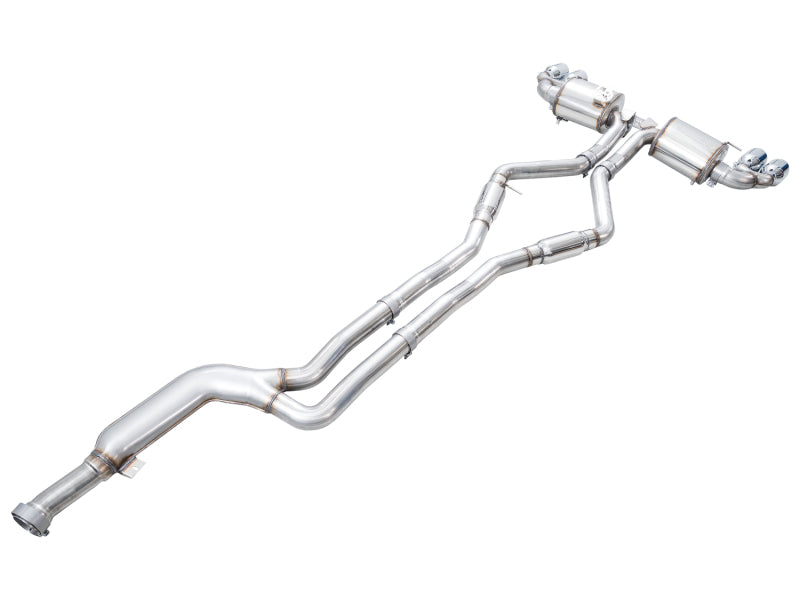 AWE Tuning 22-26 BMW M240i (G42) Touring Edition Exhaust - Chrome Silver Tips