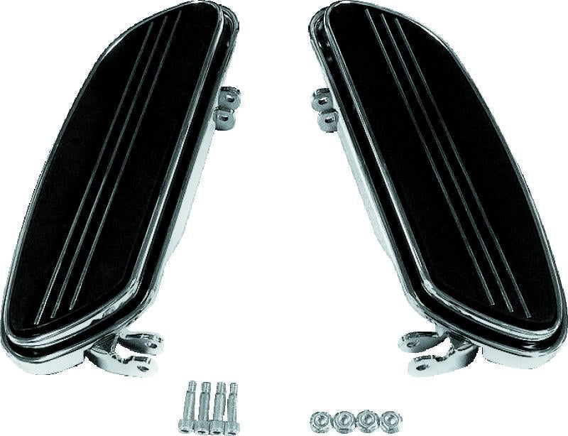 Bikers Choice 86-Up FLH FLT Chrome Extended Floorboard Kit