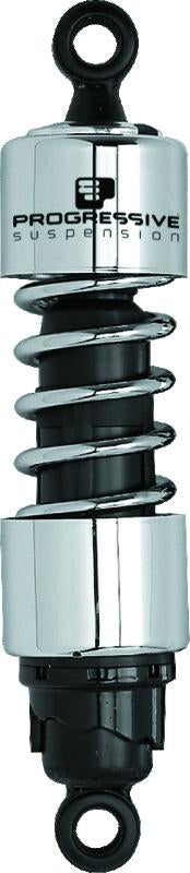 Progressive Harley-Davidson 412 Series Shocks 12.5in - Chrome