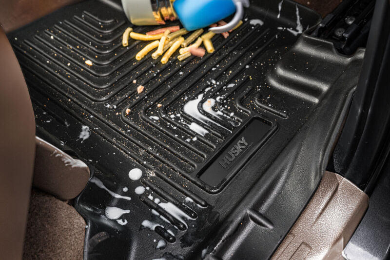 Husky Liners 24-25 Toyota Tacoma Hybrid Weatherbeater Front & 2nd Seat Floor Liners - Black