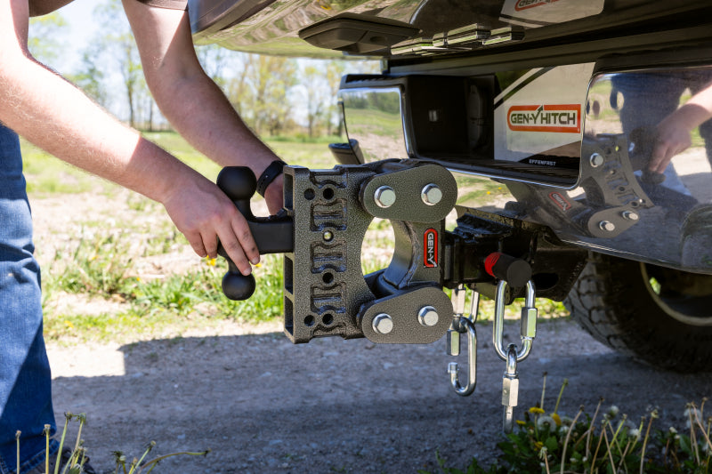 Gen-Y The Boss Torsion-Flex 2in Shank 5in Drop 1.7K TW 16K Hitch w/GH-051 Dual-Ball