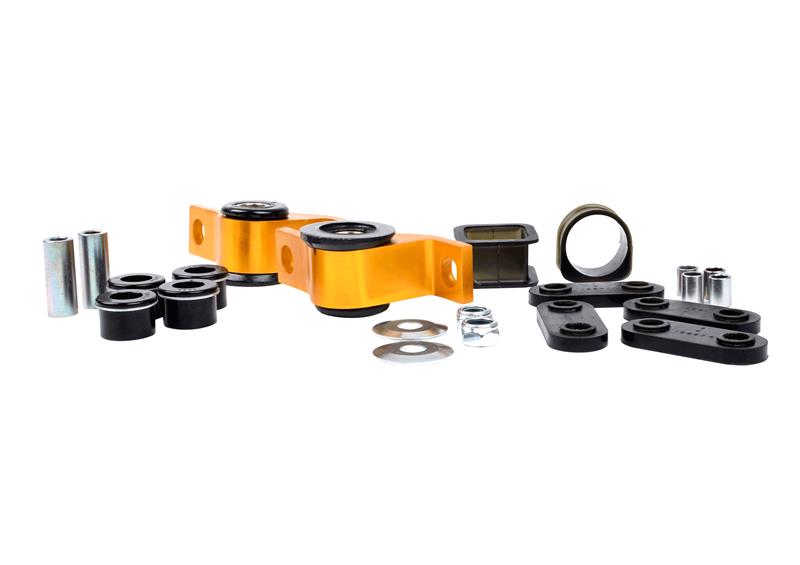 Whiteline Plus 97-05 Nissan Frontier D22 2WD Rear Spring Eye and Shackle Bushing