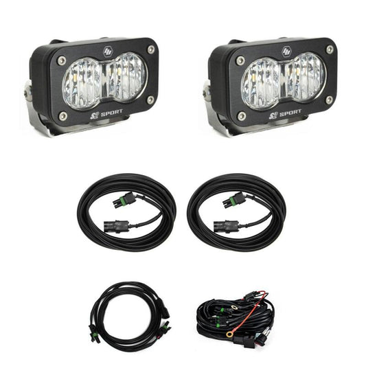 Baja Designs 23-24 Ford F250/F350 Super Duty S2 Sport Dual Reverse Light Kit w/ Toggle