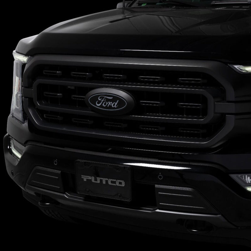 Putco 18-20 Ford F-150 Front Luminix Ford LED Emblem - Fits Honeycomb Grille