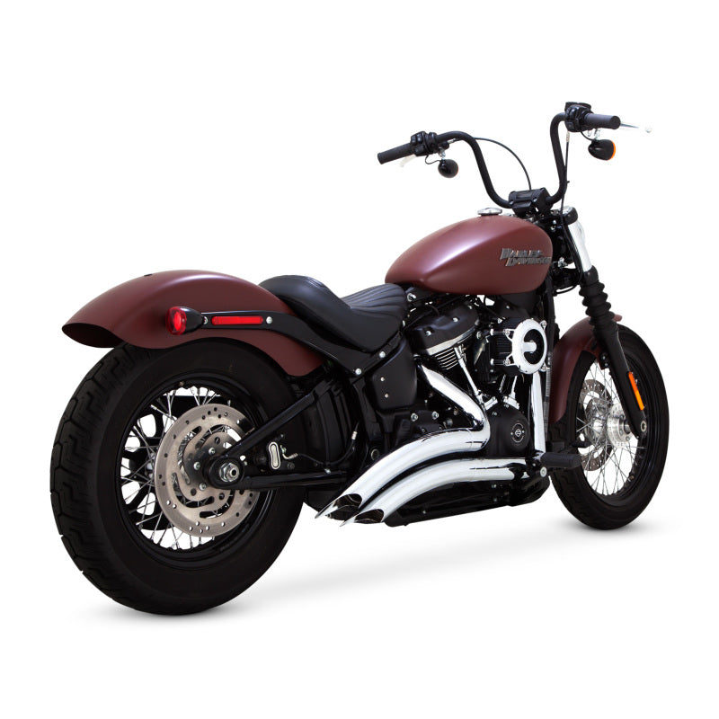 Vance & Hines 18-22 HD Softail / Street Bob 2-2 PCX Big Radius Full System Exhaust - Chrome
