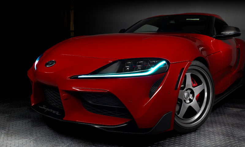 Oracle 20-21 Toyota Supra GR RGB+A Headlight DRL Upgrade Kit - ColorSHIFT w/o Controller