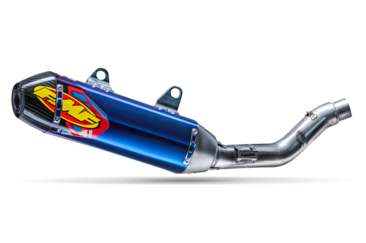 FMF Racing 24-26 Beta 450RX Anod Titanium Fact-4.1 RCT Slip-On Muffler w/ R. Carbon Cap