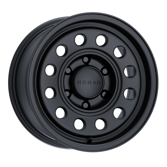 Nomad N501SB Convoy 17x8.5in / 6x139.7 BP / 0mm Offset / 106.1mm Bore - Satin Black Wheel