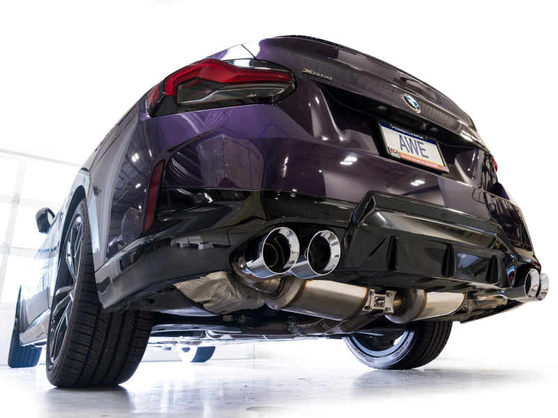 AWE Tuning 22-26 BMW M240i (G42) Touring Edition Exhaust - Chrome Silver Tips