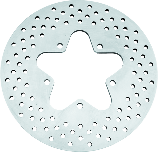 Bikers Choice 86-99 FLT Stock Replacement Rear Brake Rotor Drilled Steel H-D 40936-86