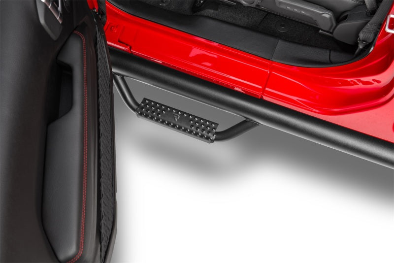 N-Fab Nerf Step 07-17 Jeep Wrangler JK 4 Door All - Tex. Black - W2W - 3in