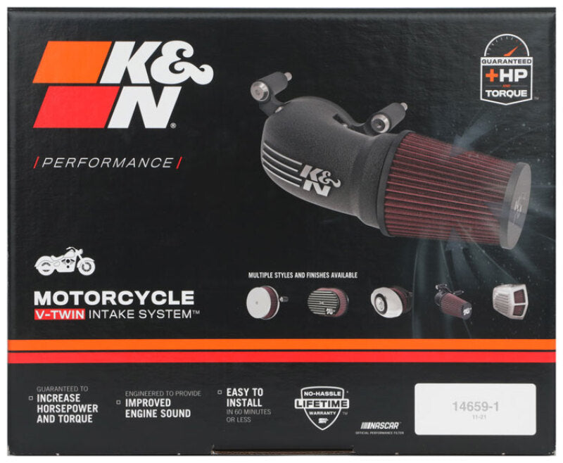 K&N Street Metal Intake System Shaker for 2017 Harley-Davidson Touring
