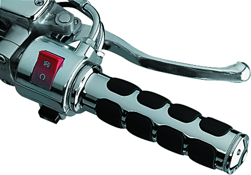 Kuryakyn Honda Valkyrie ISO Grips (All Models) - Chrome