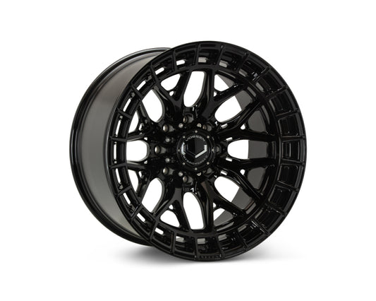 Vossen HFX-1 20x10 - 8x165.1 - ET18 - Super Deep Face - 125.1 - Gloss Black Wheel