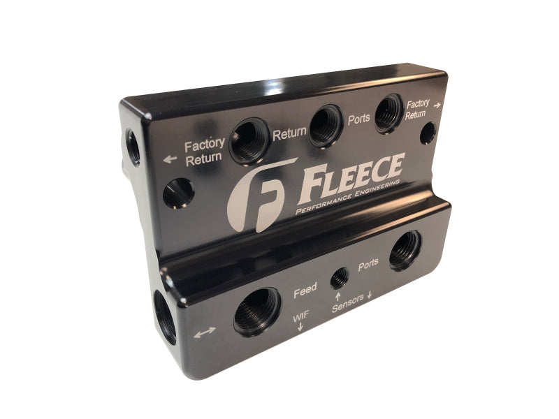 Fleece Performance 10-12 Dodge 6.7L Cummins 4th Gen Fuel Distribution Block