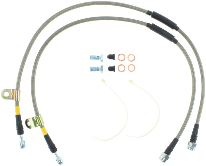 StopTech 07-13 Chevy/GMC Surburban/Sierra/Yukon Denali XL Stainless Steel Front Brake Line Kit