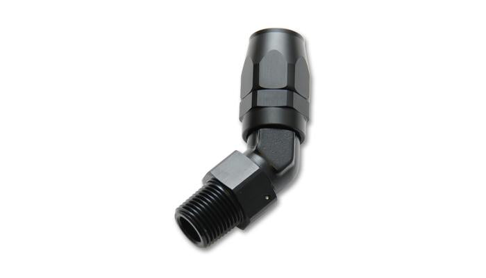 Vibrant Male -8AN 45 Degree Hose End Fitting - 7/8-14 Thread (10)