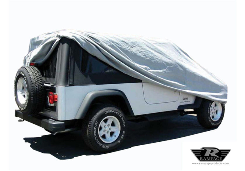 Rampage 2004-2006 Jeep Wrangler(TJ) LJ Unlimited Car Cover - Grey