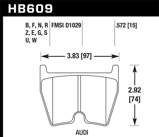 Hawk Performance Ceramic Street Brake Pads