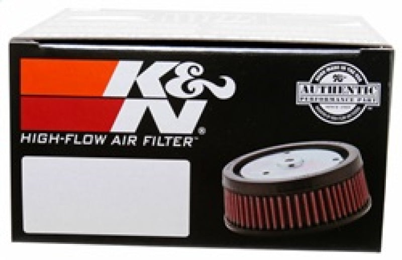 K&N Replacement Unique Air Filter 6.625in L x 4.75in W x 1.625in H with 1 Flange for Harley-Davidson