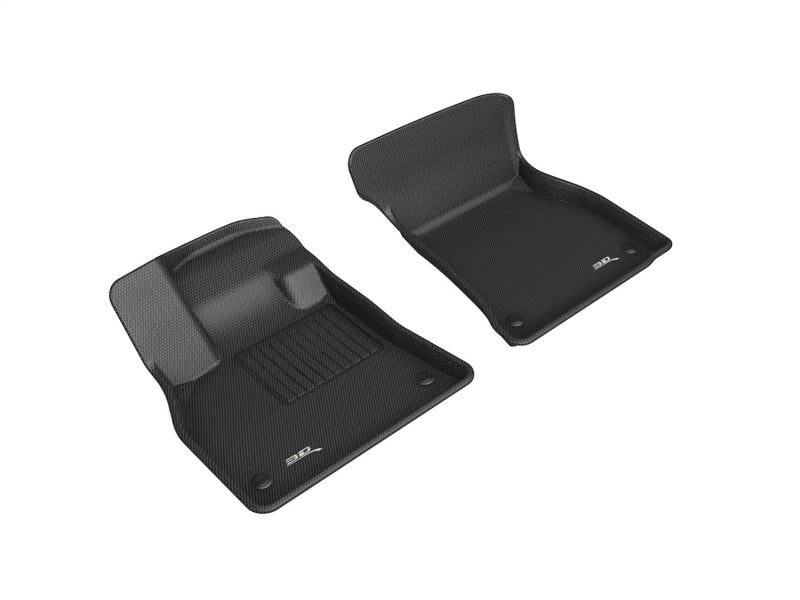 3D MAXpider 19-21 Audi E-Tron Kagu 1st Row Floormats - Black