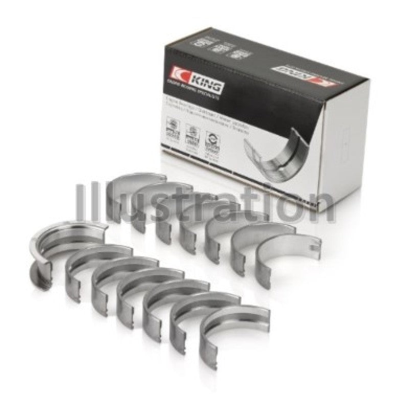 King Engine Bearings BMW N55B30A/N53B30A/N52B30A Main Bearing Set - Size +0.25mm