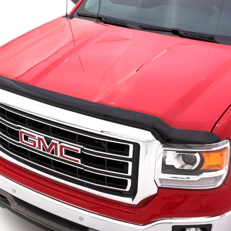 AVS 07-13 GMC Sierra 1500 Hoodflector Low Profile Hood Shield - Smoke