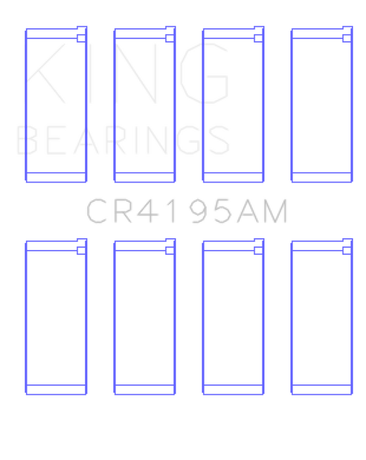 King Engine Bearings Chrysler 420A Connecting Rod Bearing Set - Size STD