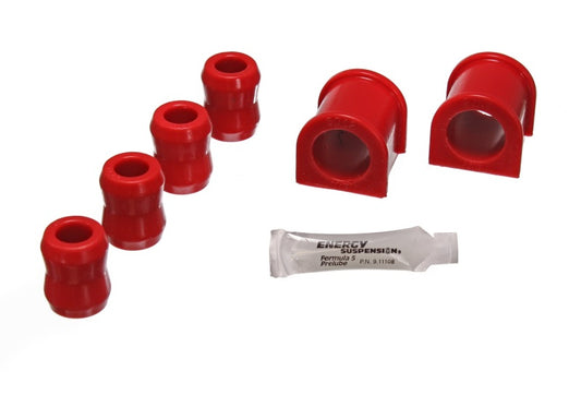 Energy Suspension 87-96 Jeep Wrangler YJ Red Frt 1-1/8in Sway Bar Bushing Set w/End Link Bushings