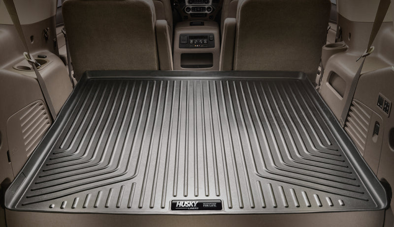 Husky Liners 11-22 Dodge Durango WeatherBeater (Over Folded 3rd Row) Black Rear Cargo Liner