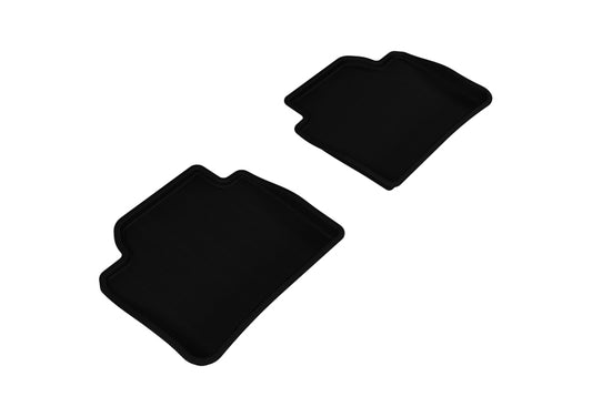 3D MAXpider 2012-2020 BMW 3 Series/4 Series Gran Coupe F30/F36 Kagu 2nd Row Floormats - Black