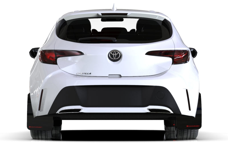 Rally Armor 18-27 Toyota Corolla Hatchback Red UR Mud Flap Black Logo
