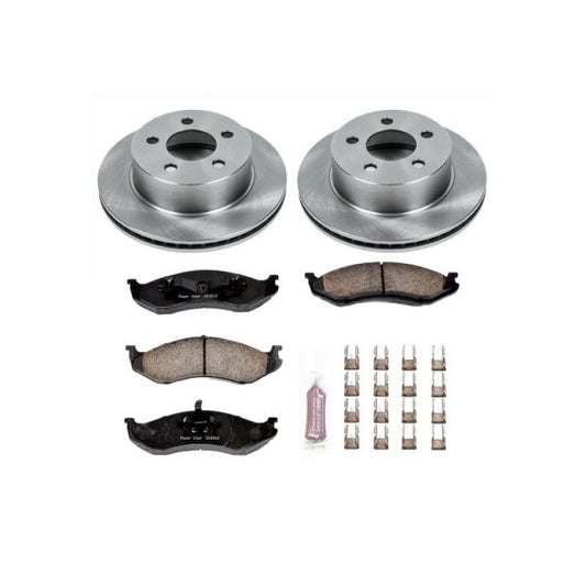 Power Stop 99-01 Jeep Cherokee Front Autospecialty Brake Kit