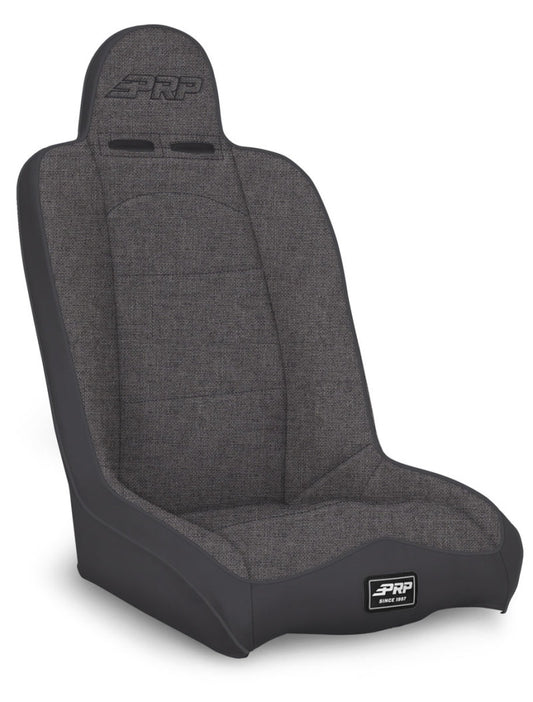 PRP Daily Driver High Back Suspension Seat (Two Neck Slots) - All Grey