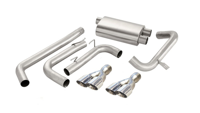 Corsa 1998-2002 Chevrolet Camaro Convertible Z28 5.7L V8 LS1 Polished Sport Cat-Back Exhaust