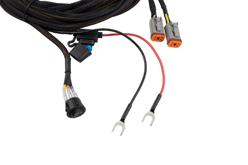 Diode Dynamics Light Duty Dual Output 3-way 4-pin Wiring Harness