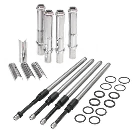 S&S Cycle 1999+ BT Stock Engine Height w/ 4.937in Length Cylinders Adjustable Pushrod Set