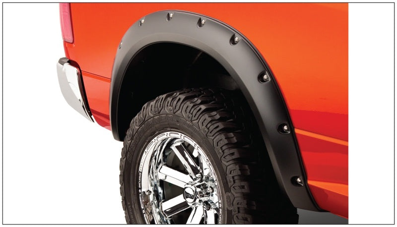 Bushwacker 09-18 Dodge Ram 1500 Fleetside Pocket Style Flares 4pc 67.4/76.3/96.3in Bed - Black