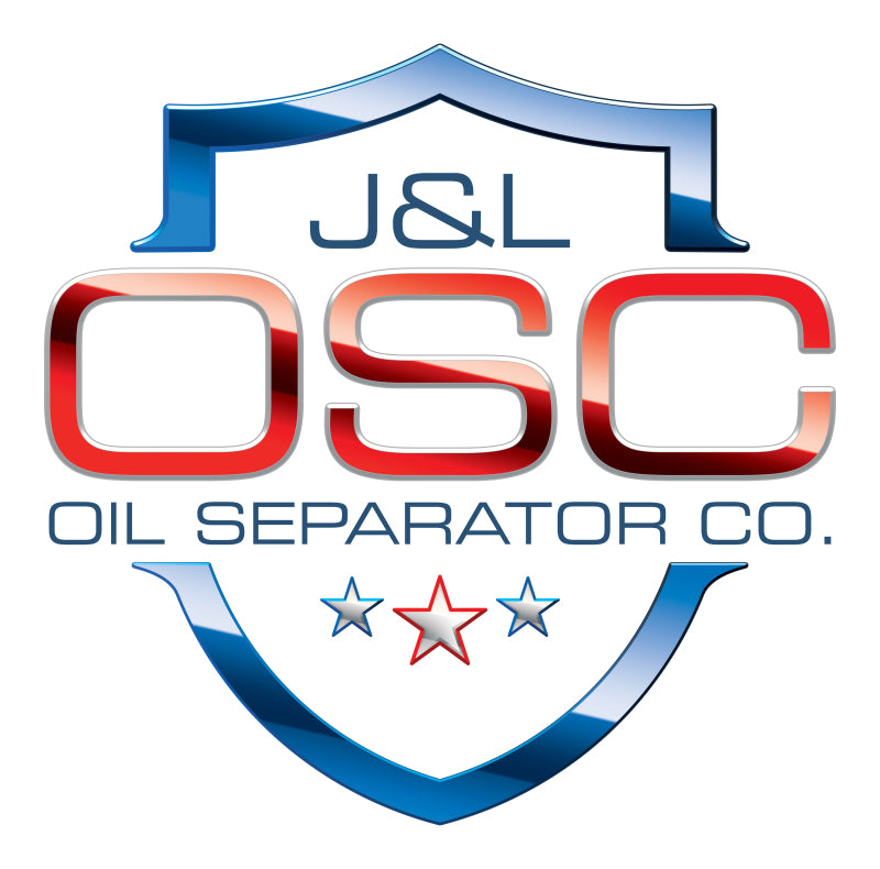 J&L 10-18 Ford Taurus Sho EcoBoost V6 Passenger Side Oil Separator 3.0 - Clear Anodized