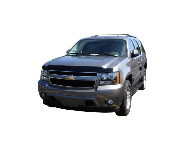 AVS 07-14 Chevy Tahoe (Excl. Hybrid Models) Aeroskin Low Profile Acrylic Hood Shield - Smoke